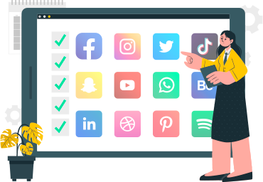 Select multiple Social Media channels