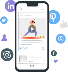 Publish Fitness Videos on Social Media