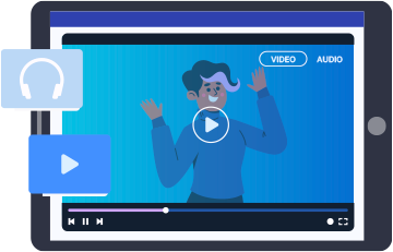 One Player for Both Audio & Video