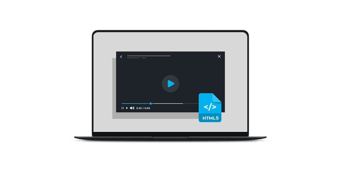 Customizable HTML5-based Online Video Player