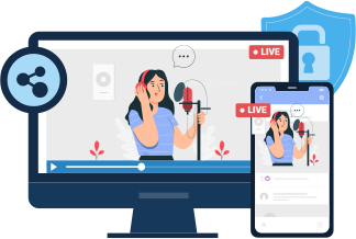 Share Live Videos Securely