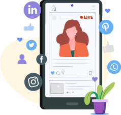 Integrated Social Media Live Streaming