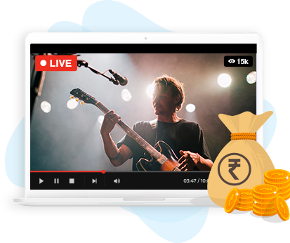 Earn revenue from live concerts