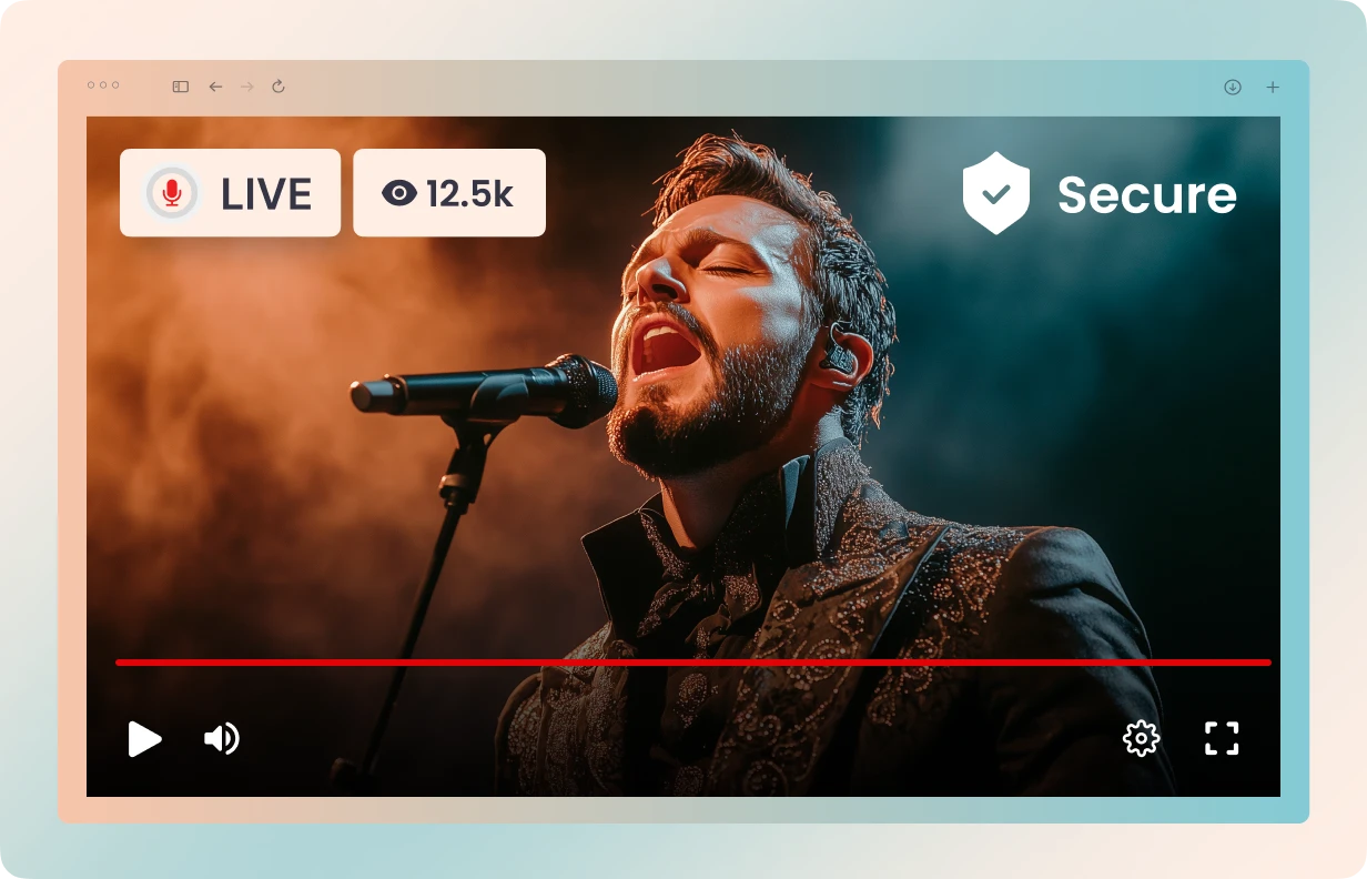 Secure Live Stream Transport