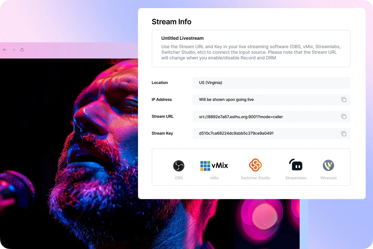 Simple SRT Setup with RTMP-Like Workflow