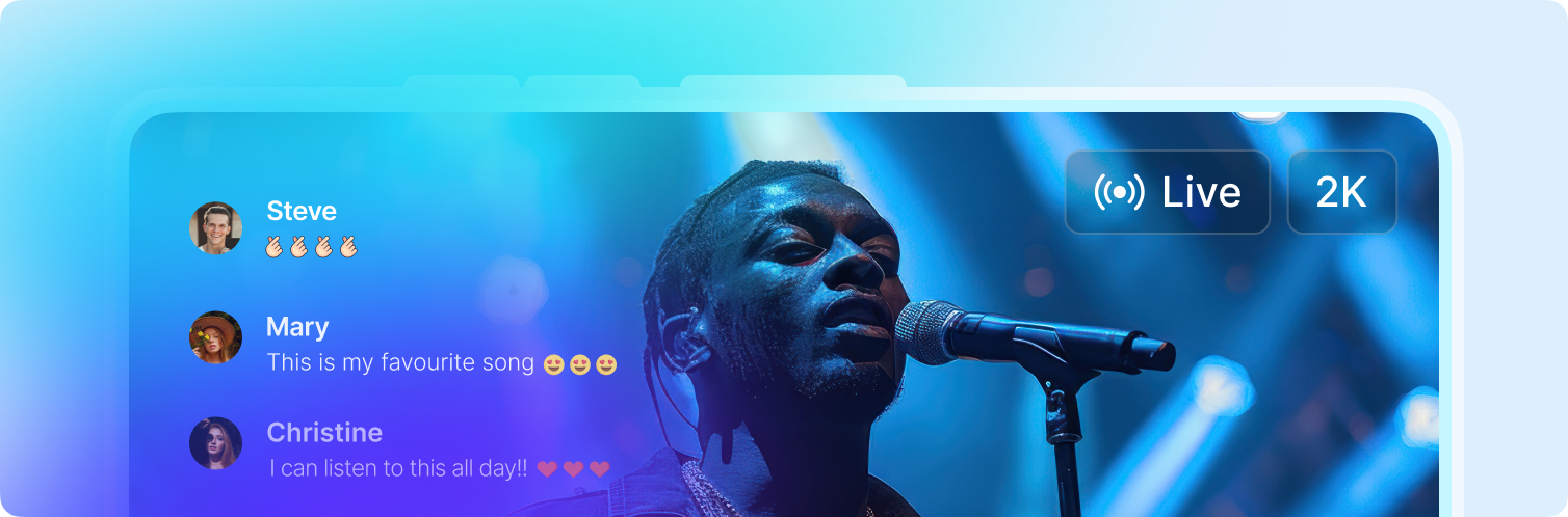 Mobile Live Streaming App