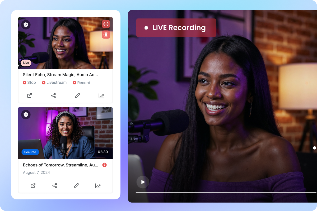Record live audio streaming