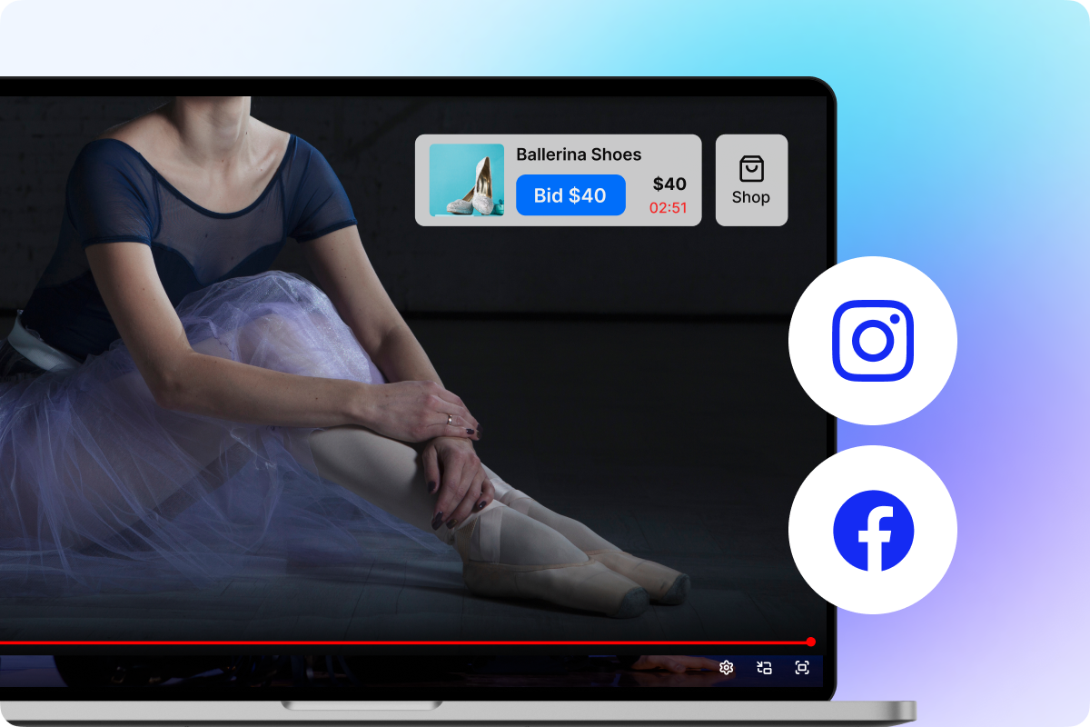 Integrate social media live streaming