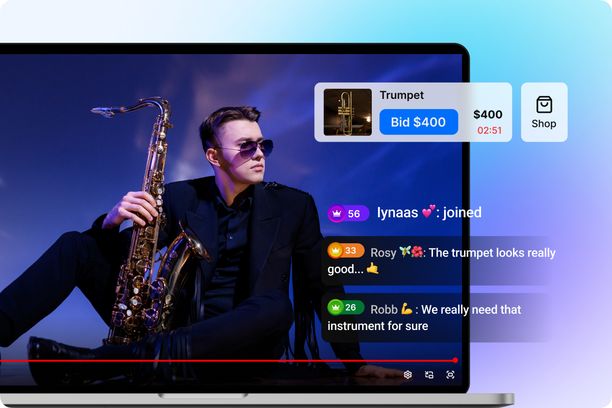 Real time live chat
