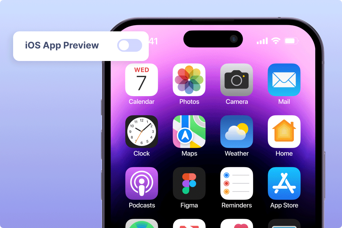 iOS App Preview