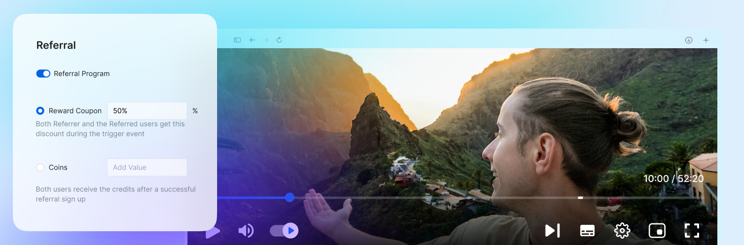 Built-In Referral Rewards for Faster Growth Built-In Referral Rewards for Faster Growth