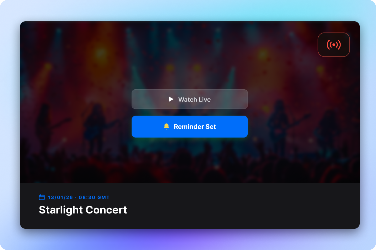 Bring Viewers Back Before Events Start_ Bring Viewers Back Before Events Start_