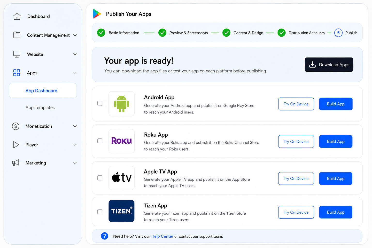 Build and Launch Branded Apps Faster Build and Launch Branded Apps Faster