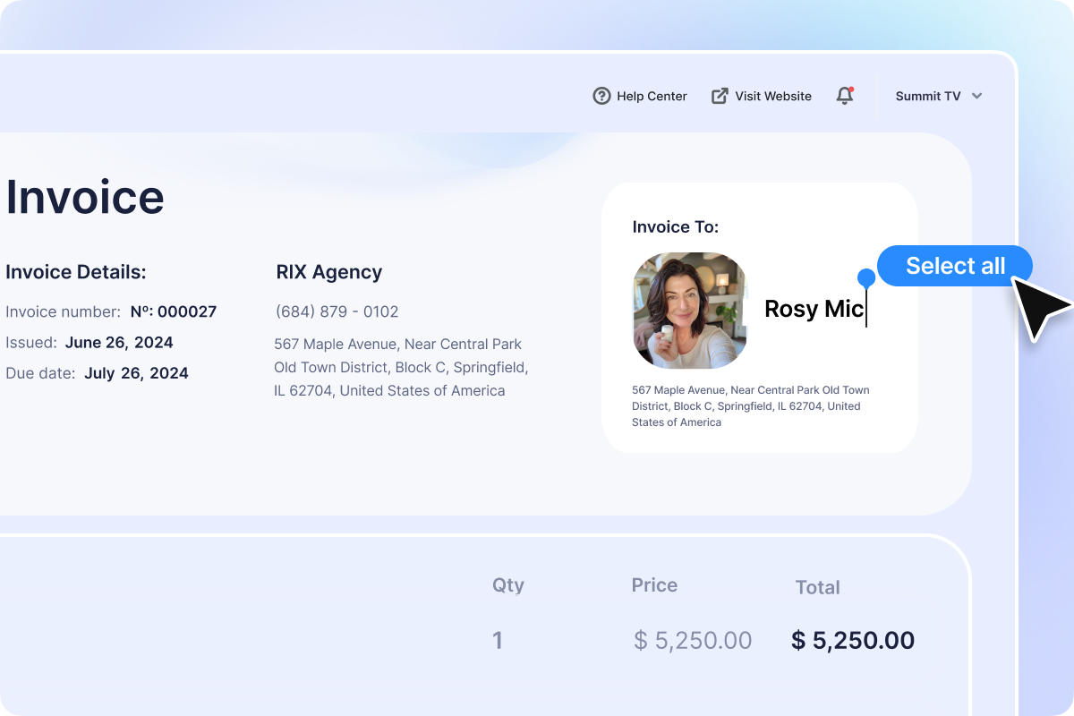 Integrated billing Integrated billing