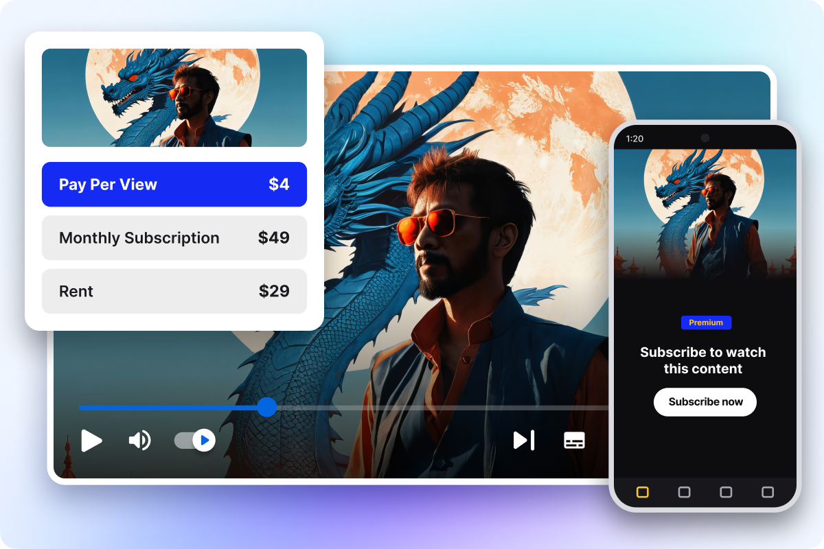Manage from Mobile & TV Apps Manage from Mobile & TV Apps