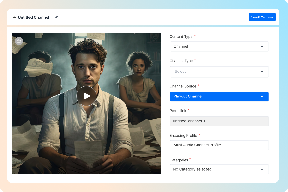 Enable Playout Channels for Content Partners_