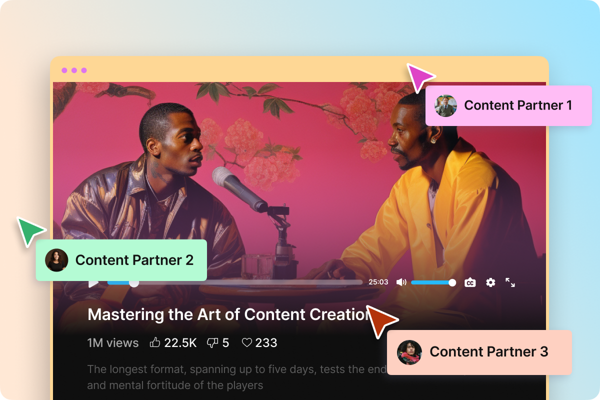Onboard Content Partners
