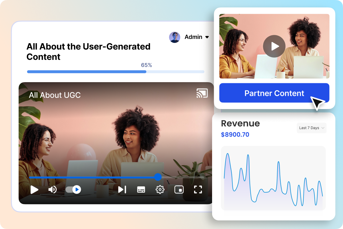 Share Revenue with Content Partners
