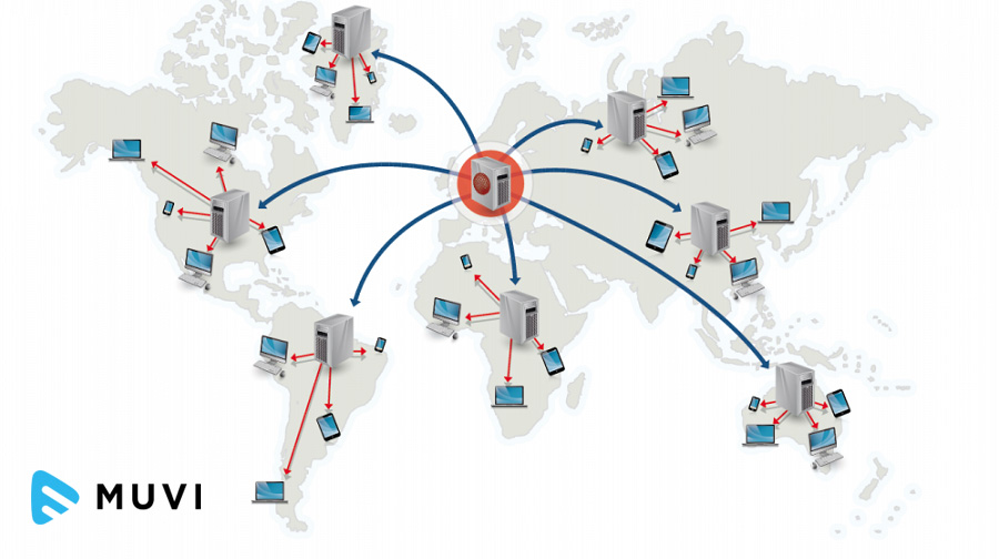 Built-in CDN and DRM