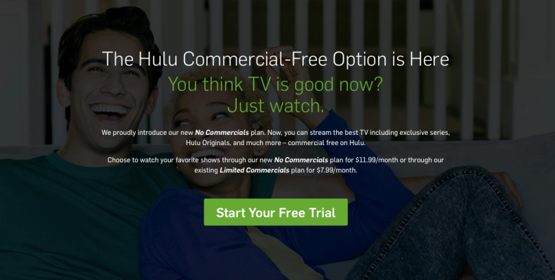 Hulu Ad Free Subscription Services Revenue