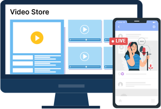 Supports Live Streaming & On-Demand