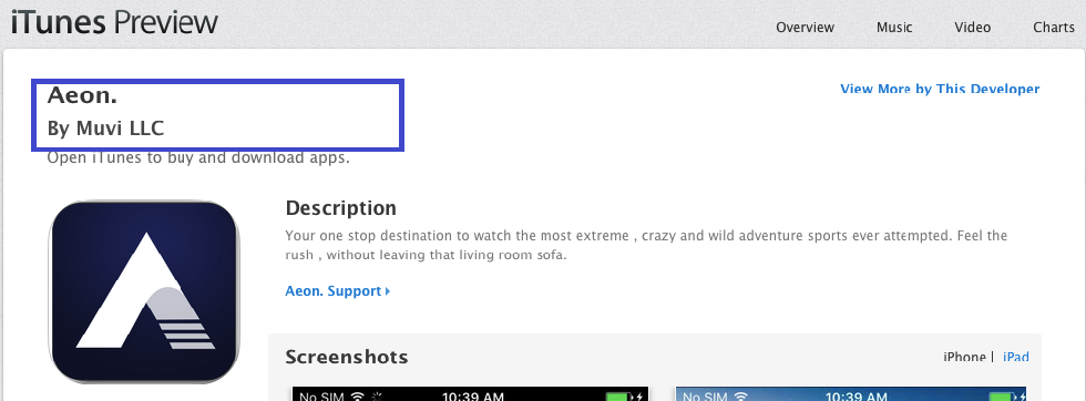 by publisherid publishing iOS App in iTunes App Store