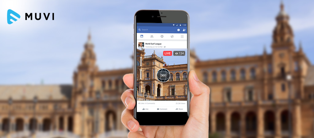 Facebook allows Live 360-Degree Video Streaming