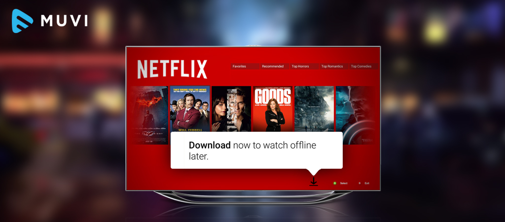 Netflix allows downloading