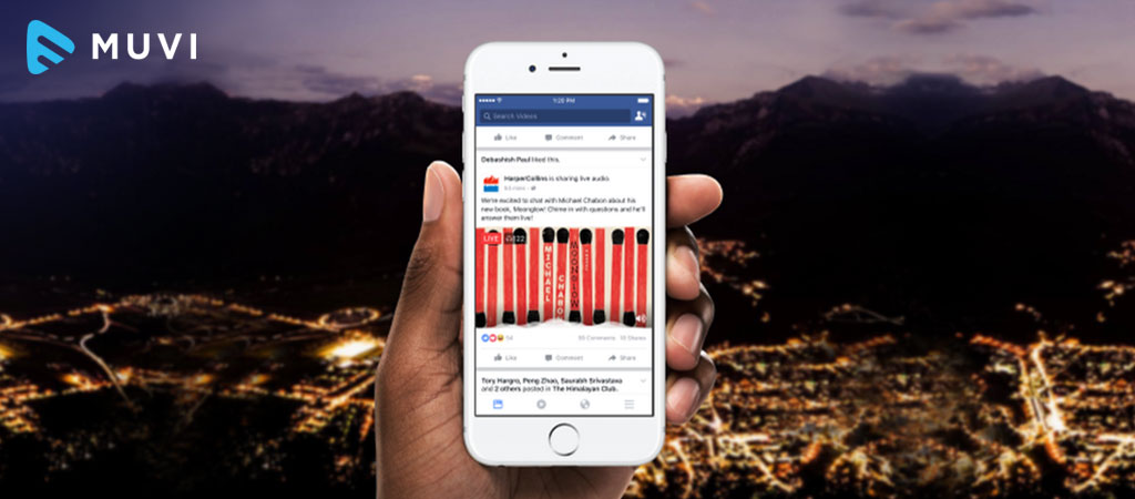 Facebook launches Live Audio Streaming