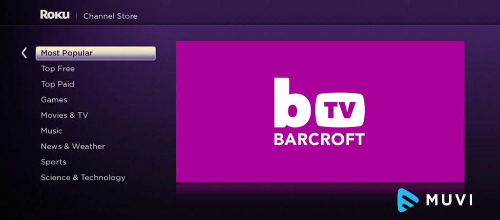 Barcroft TV launches on Roku