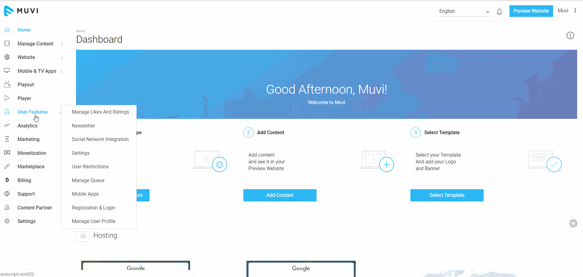 Disable_Registration_Login_Muvi
