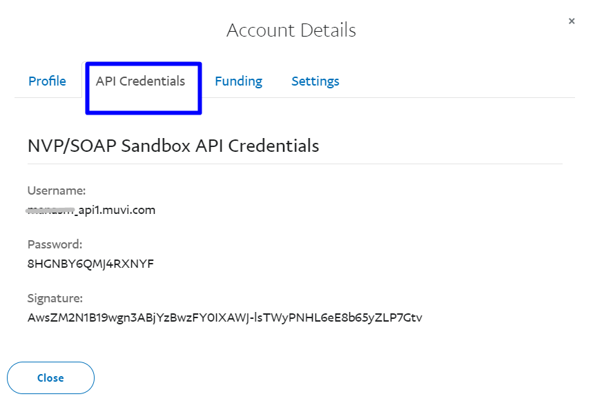 Paypal_Sandbox_Account7_Muvi