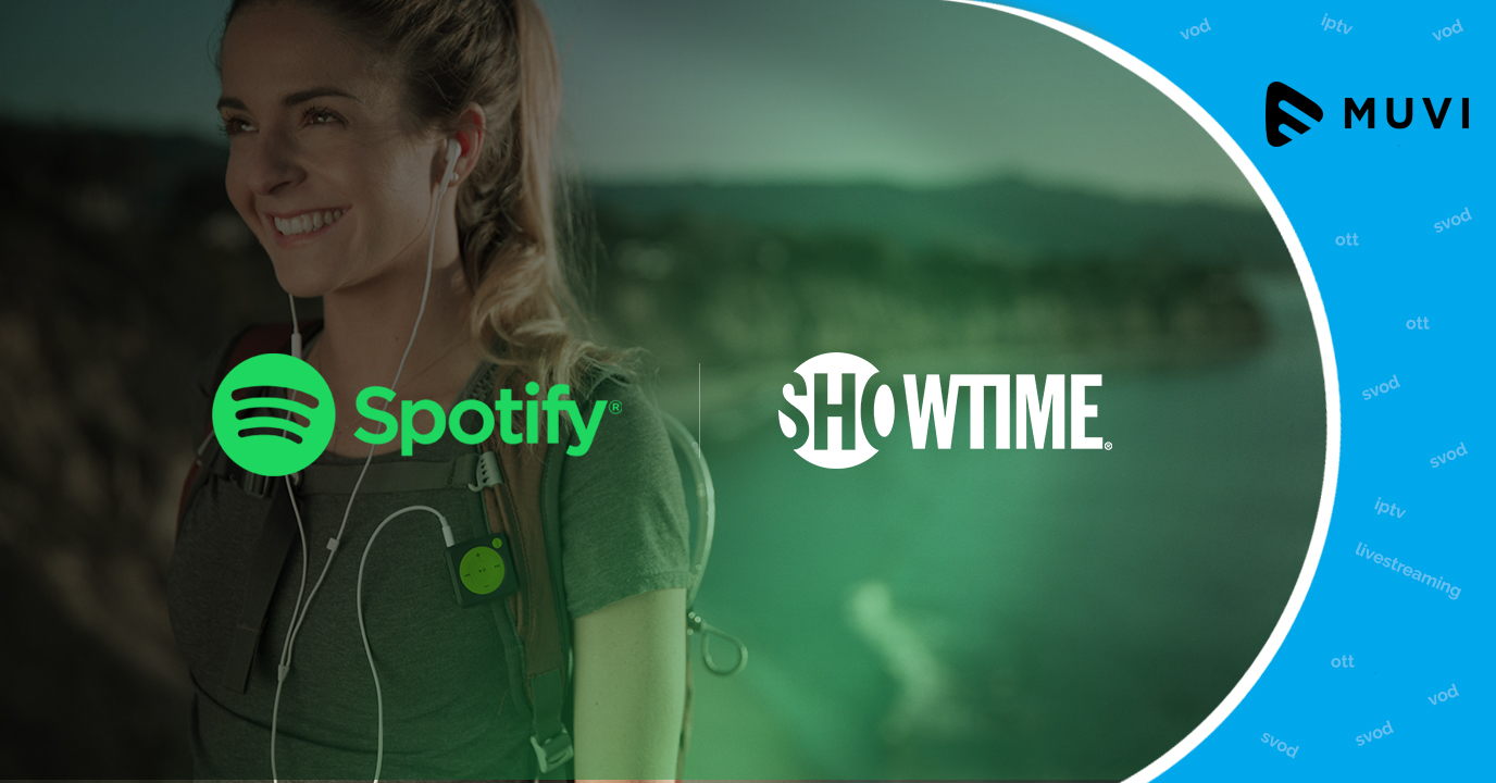 Music streaming platform Spotify join forces with Showtime