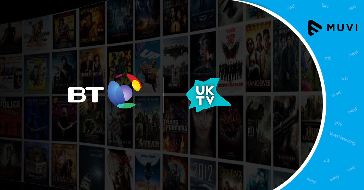 BT and UKTV announce new video on demand deal