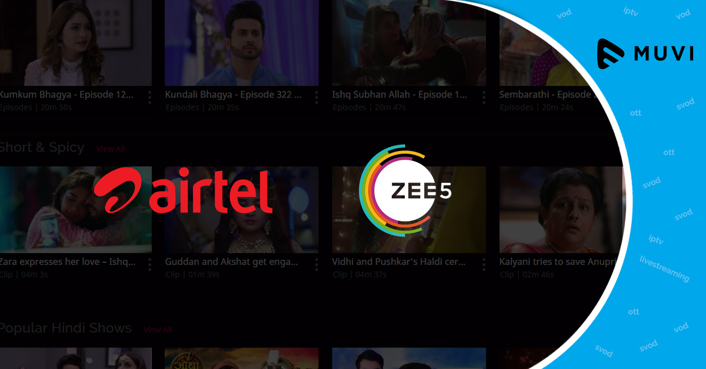 Airtel teams up with VoD platform ZEE5 to offer premium content