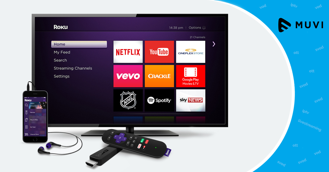 Roku mobile streaming service