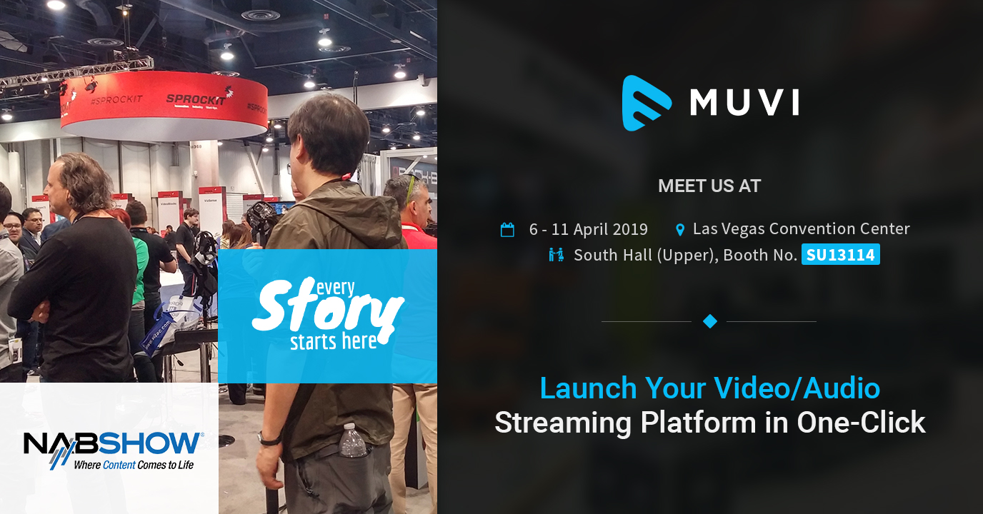 OTT Platform Provider Muvi at NAB Vegas 2019