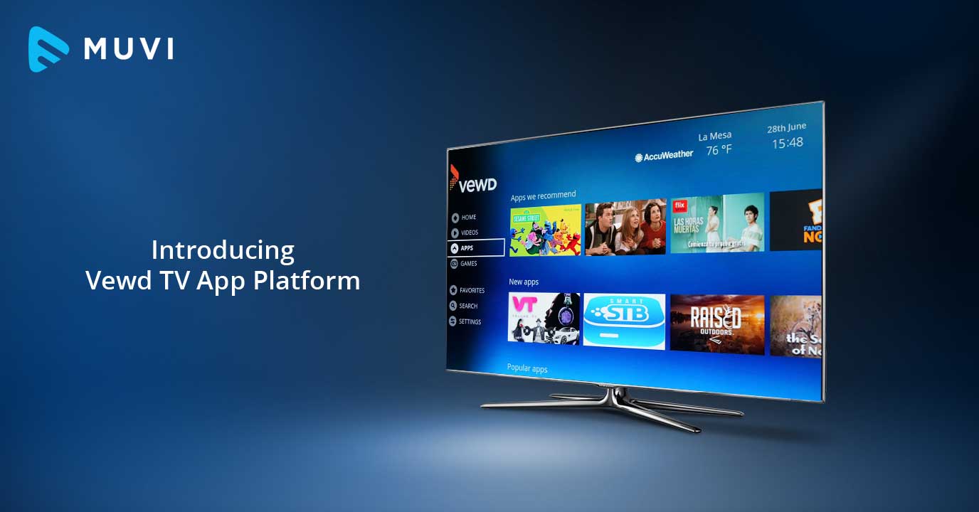 Launch Vewd TV app with Muvi