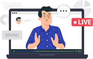 Live video marketing