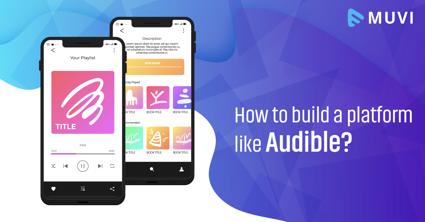 How to build audiobook app like audible?