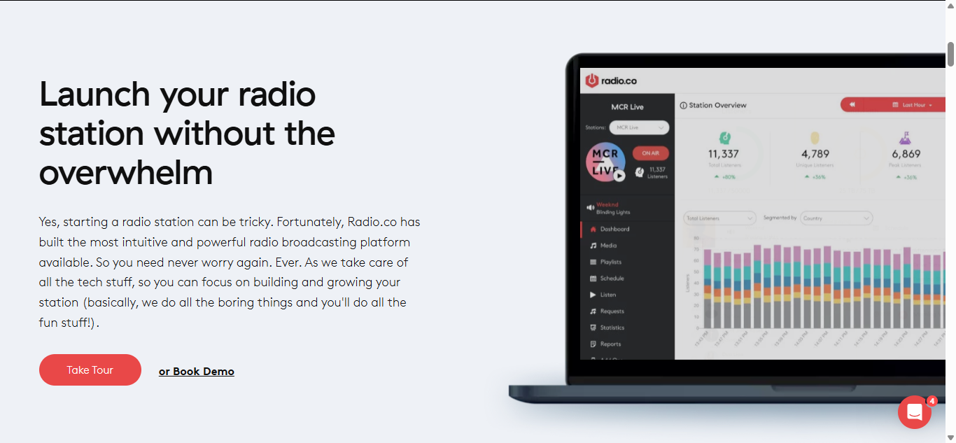 create an internet radio station for free