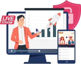 Secured Webinars & Town Halls Streaming Secured Webinars & Town Halls Streaming