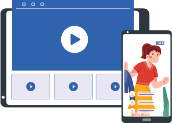 Supports On-demand Content and Live Streaming