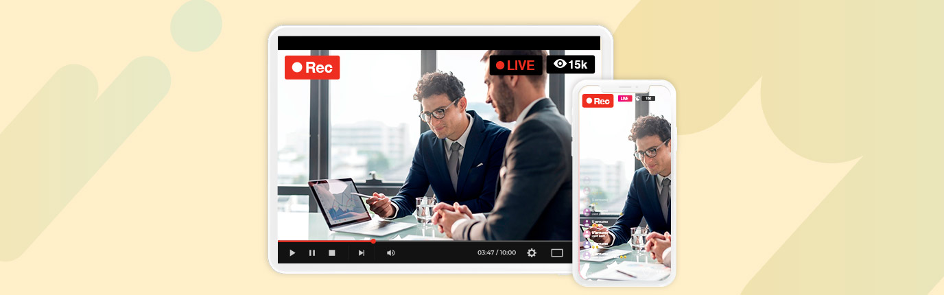 Recording video of Enterprise Live Streaming Service