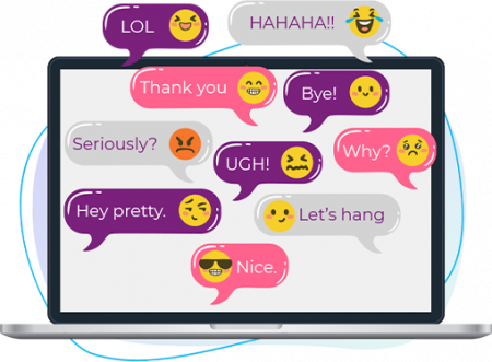 Interact via Messages and Emoticons