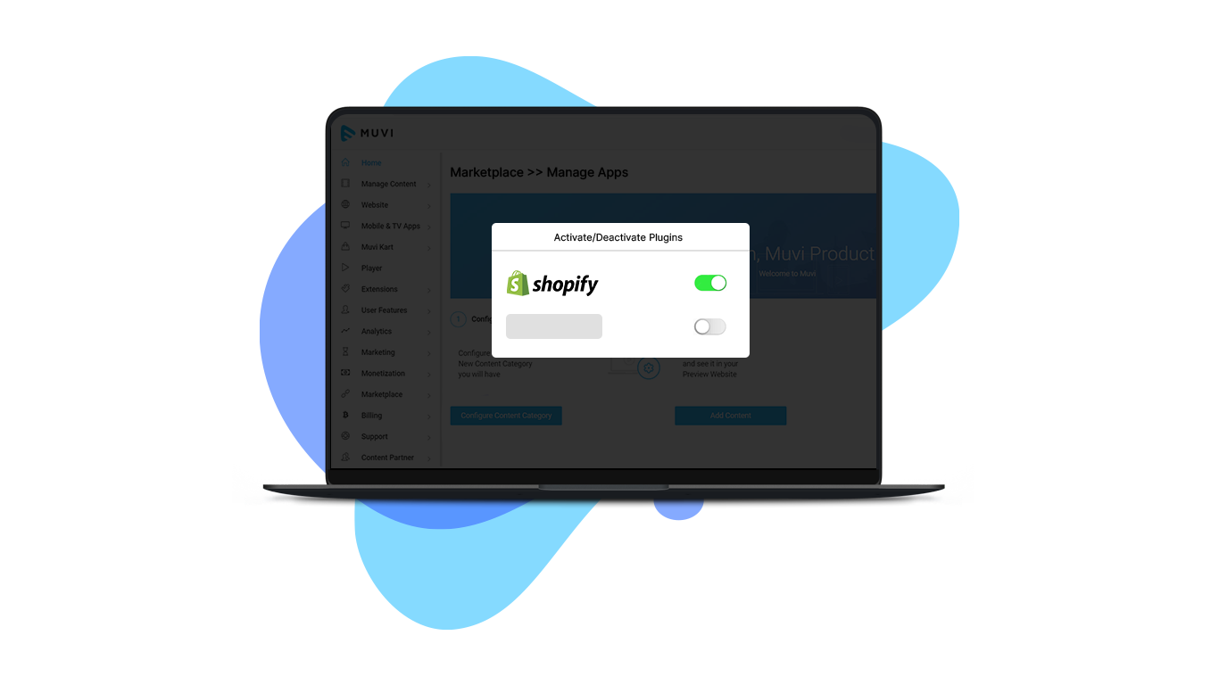 Activate or Deactivate Directly from Muvi CMS Activate or Deactivate Directly from Muvi CMS