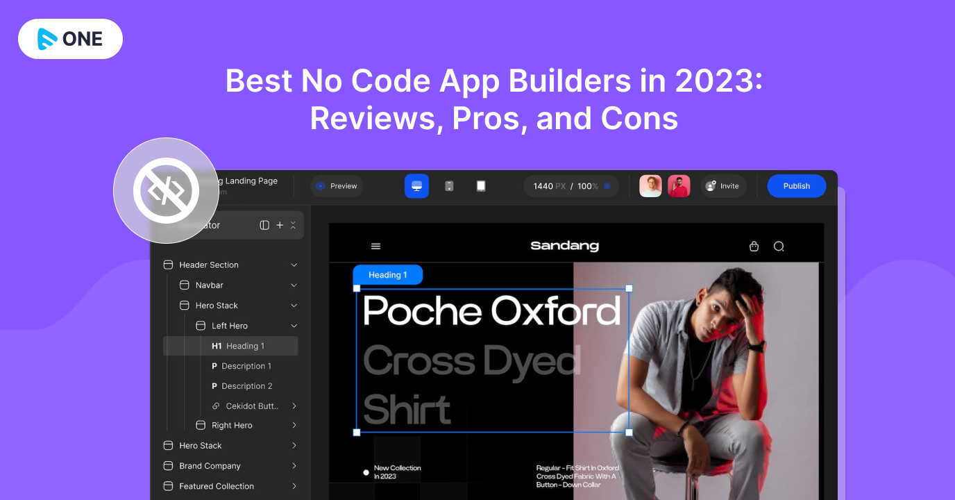 Best No Code App Builders in 2023: Reviews, Pros, and Cons
