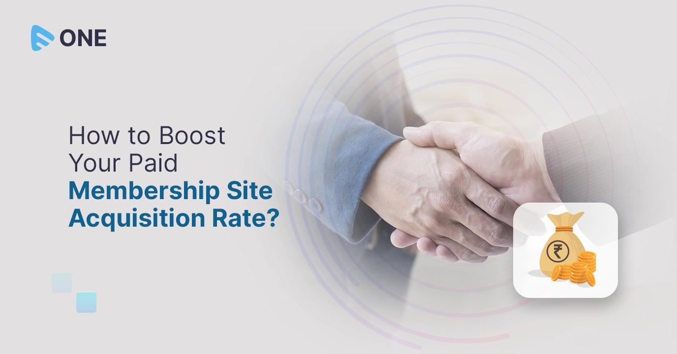 paid video membership site acquisition rate