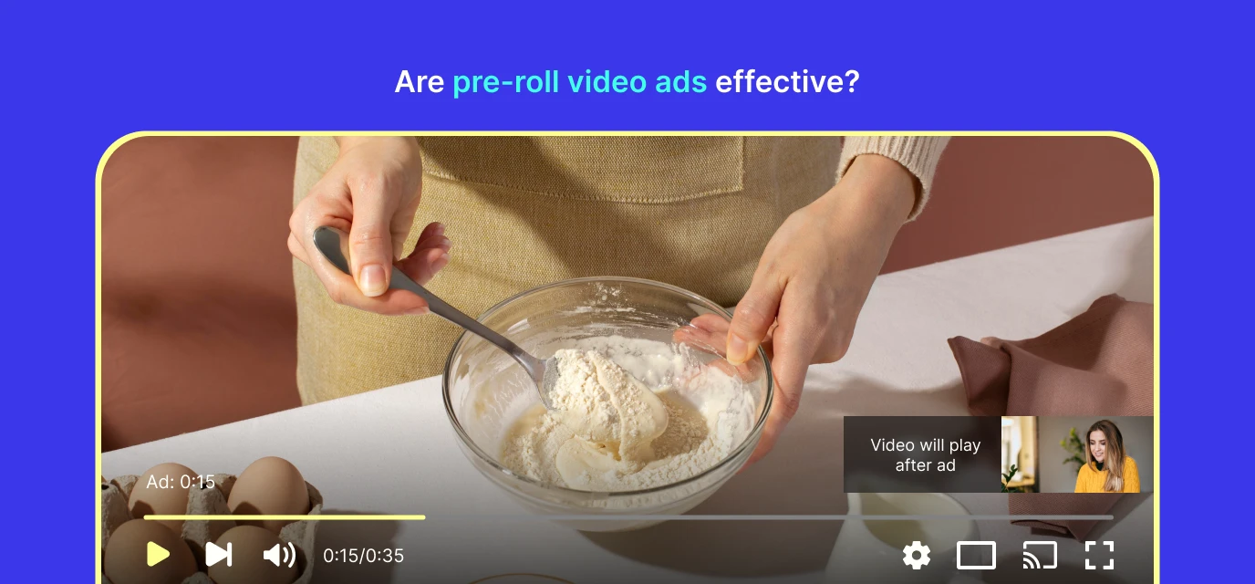 effectiveness of pre-roll video ads