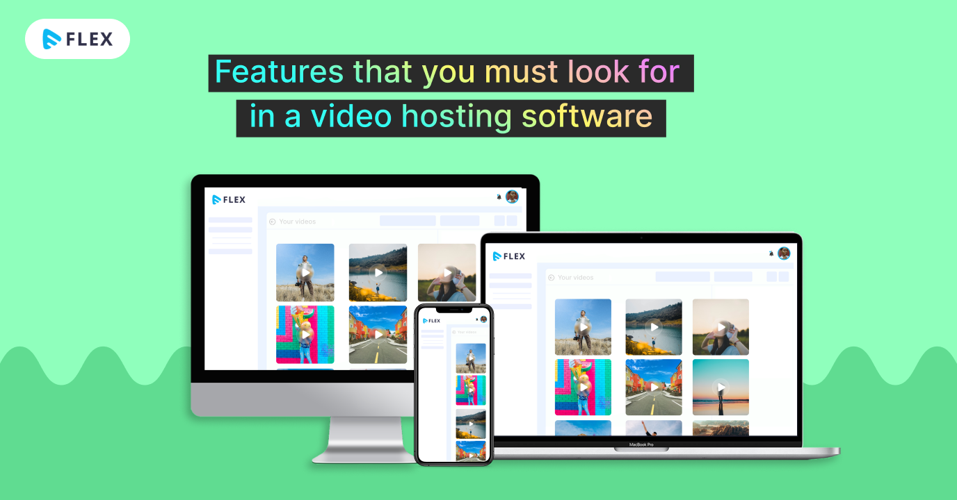features of video hosting server software